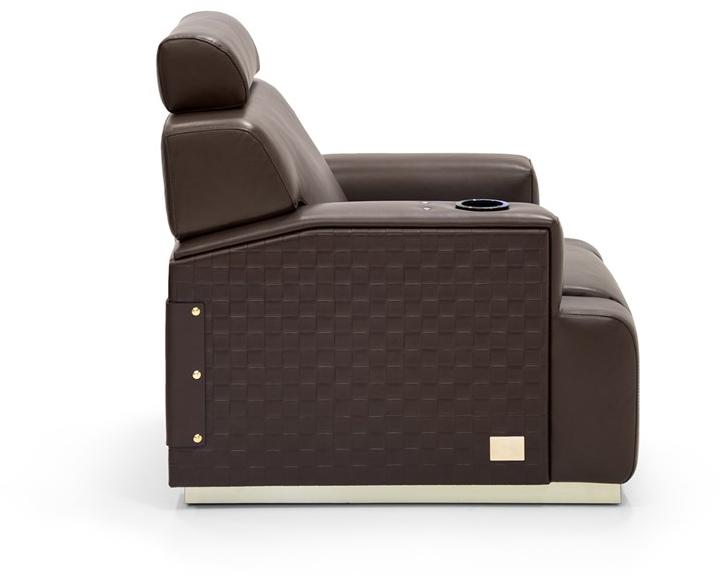 Formitalia Расслабляющее кресло с откидной спинкой из оленьей кожи sun-id-1378658 - Вид №1