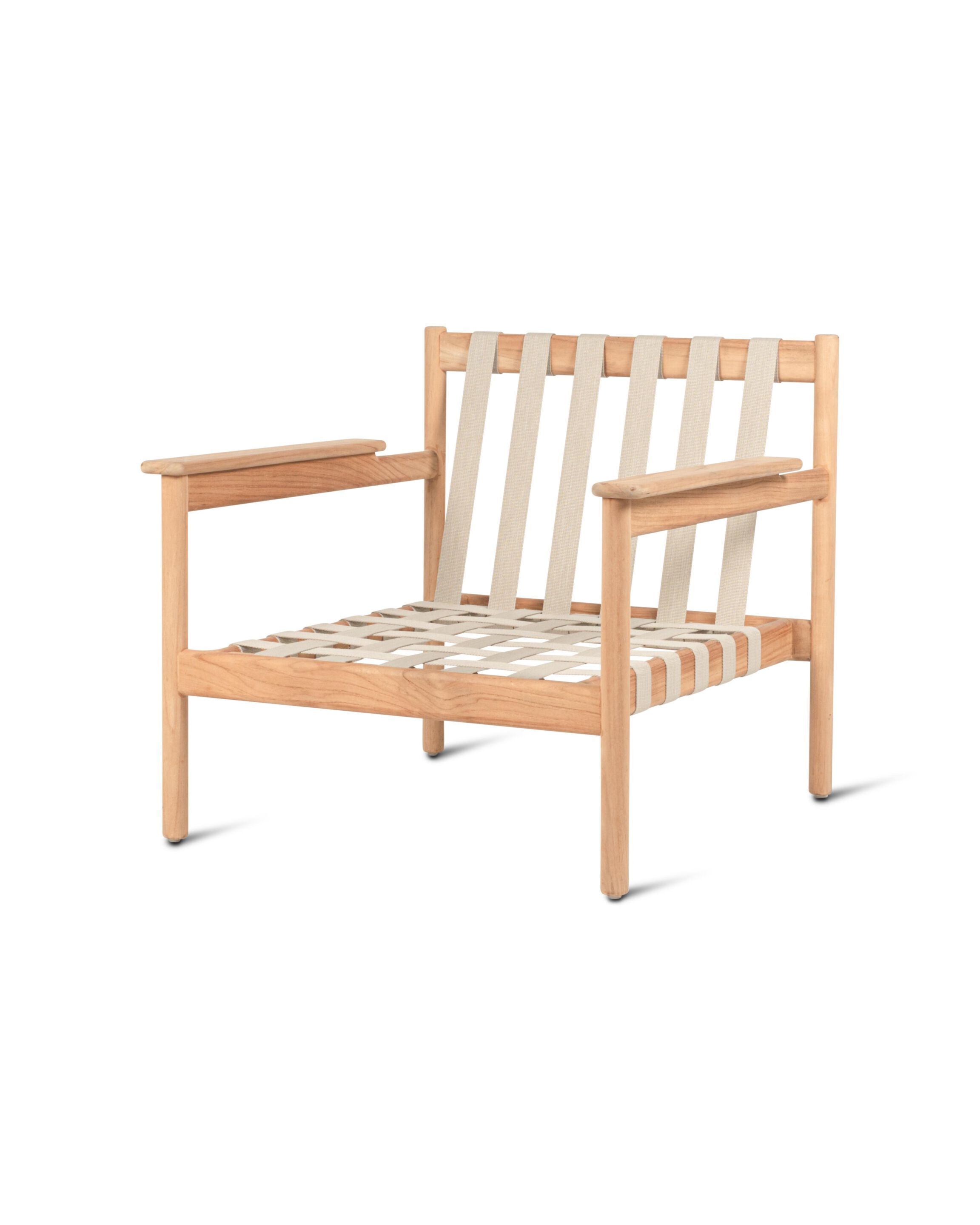 Садовое кресло из ткани и ТИКа с подлокотниками Vincent sheppard Oda ARCH-00113496 - Вид №8