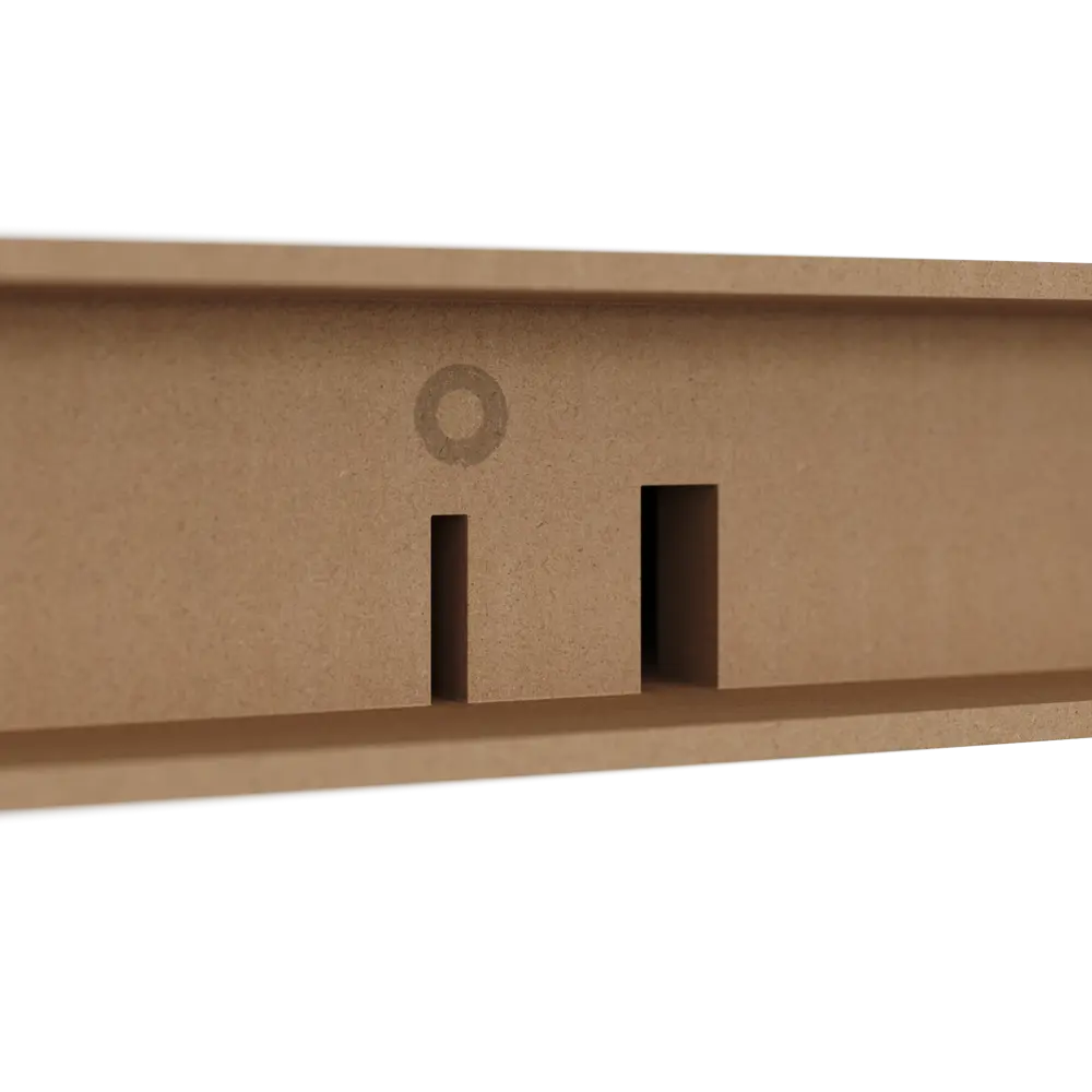 Полка настенная Spaceo Paris 60x23.5 см МДФ цвет чёрный 82877530 STLM-2176503  - Вид №5