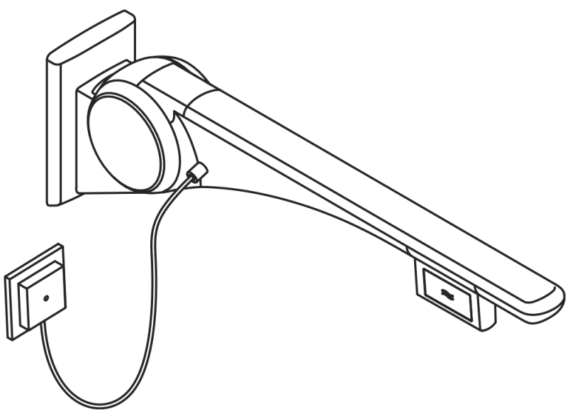 802.50.42160 Базовая складная опорная рейка HEWI Stützen  - Вид №5