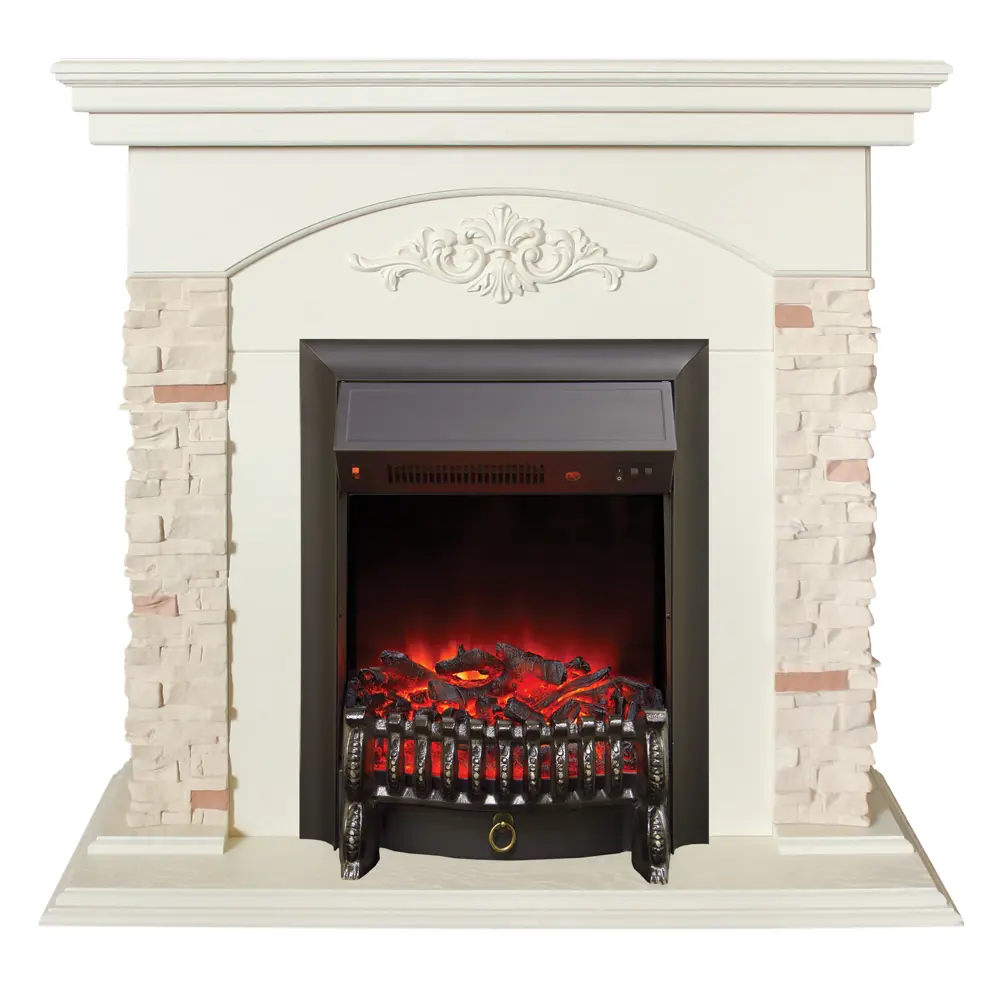 Обрамление Neapolis под очаг Eugene белый дуб REALFLAME STLM-2044579