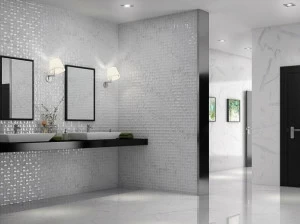 Aparici Белая плитка для стен с эффектом мрамора Apuane