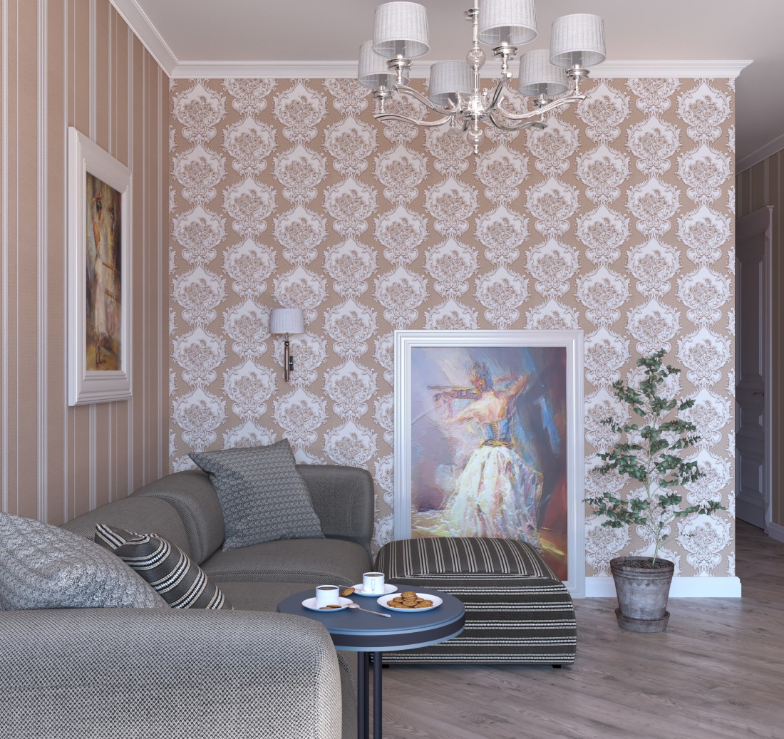 Рулон обоев основа Флизелиновая HC31076-24 Home Color Мин. заказ 6 рулонов HC3107624 - Вид №6
