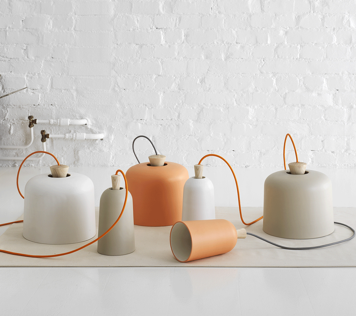 Ex.T Fuse Large Подвесной светильник коралл с оранжевой проволокой EXFUSEGAR/CO - Вид №2