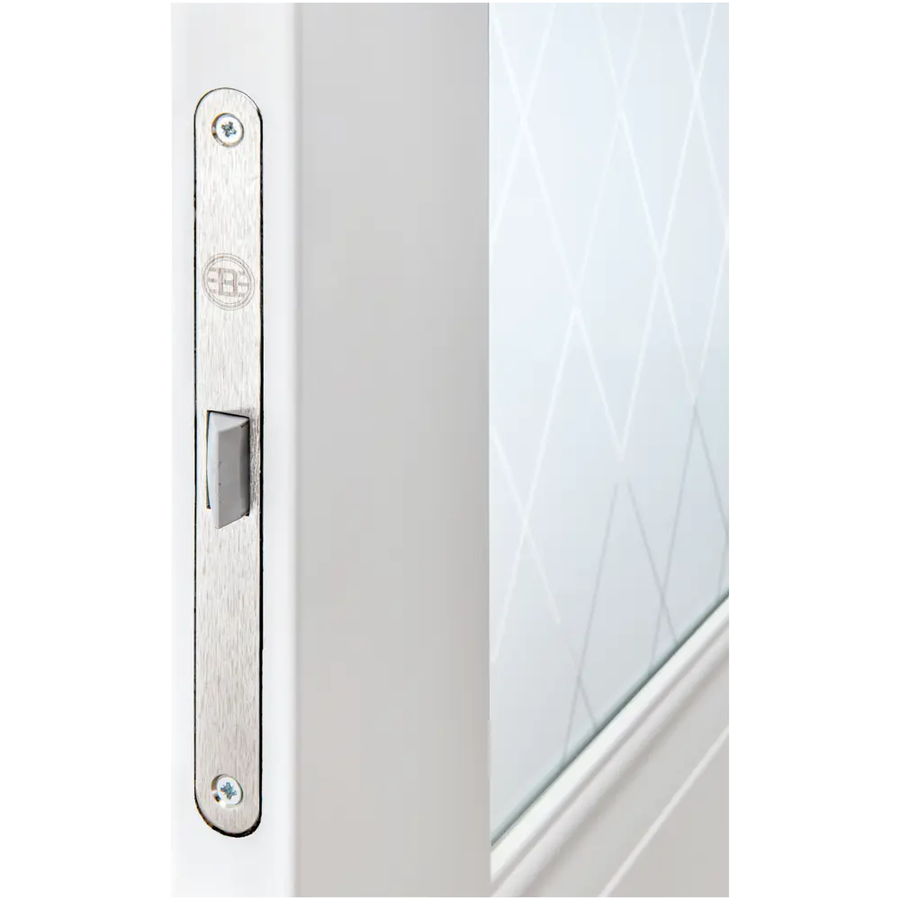 Дверь межкомнатная со стеклом Классико-43 70x200 см Hardflex белый с замком и петлями 84532568 STLM-2029232 PORTIKA  - Вид №4