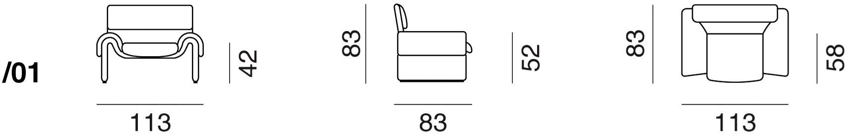 de Sede Кожаное кресло Ds-2011 sun-id-1425753 - Вид №1