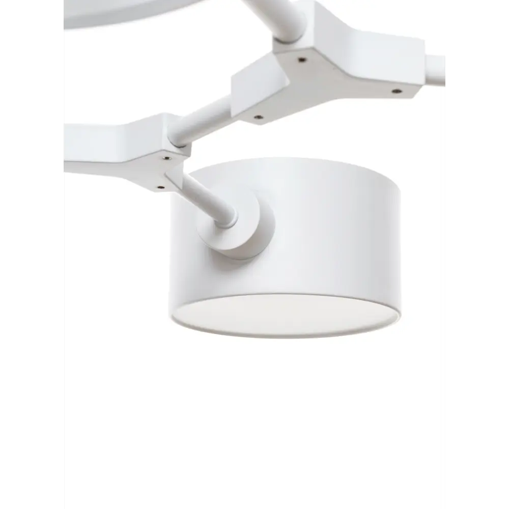 Люстра на штанге Lamplandia Bekker White L1314, 6 ламп, 20 м², цвет белый STLM-2074290 - Вид №4