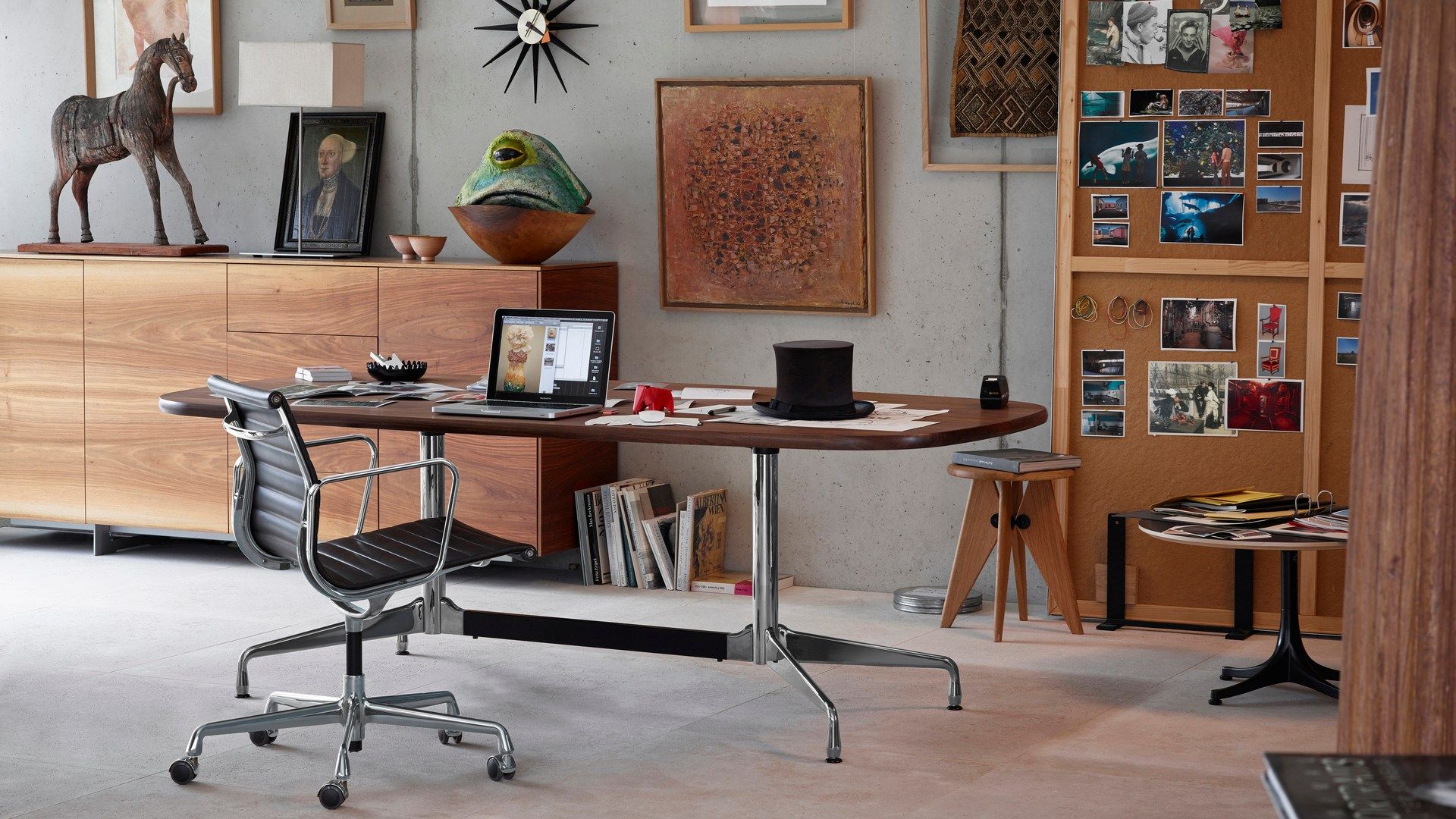 Табурет из массива дерева VITRA TABOURET BOIS ARCH-00063501 - Вид №1