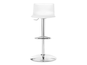 Кожаный регулируемый по высоте офисный стул