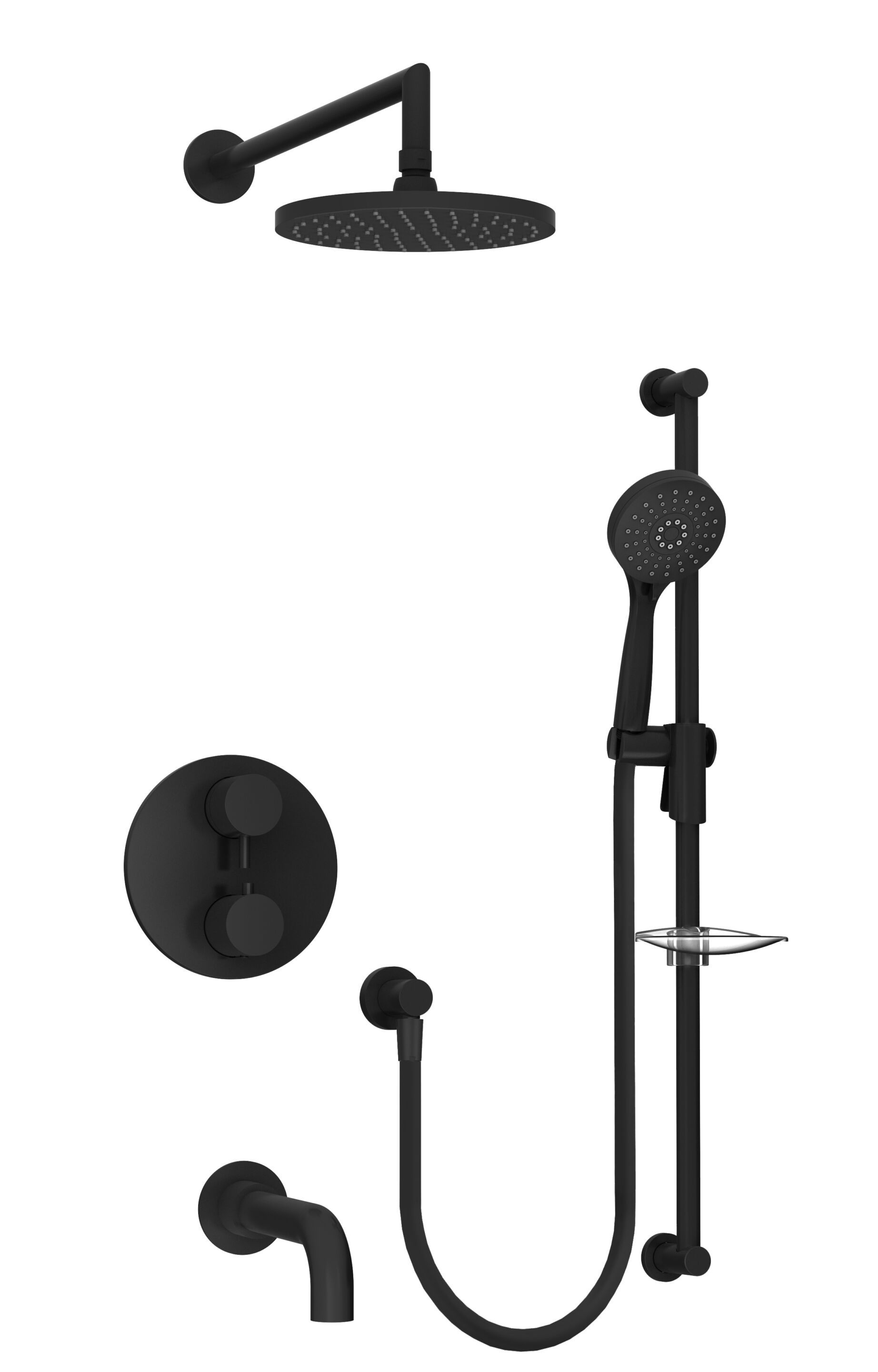 Набор термостатических встраиваемых ванн с ручным душем BARIL Zip B66 ARCH-00139206 - Вид №2