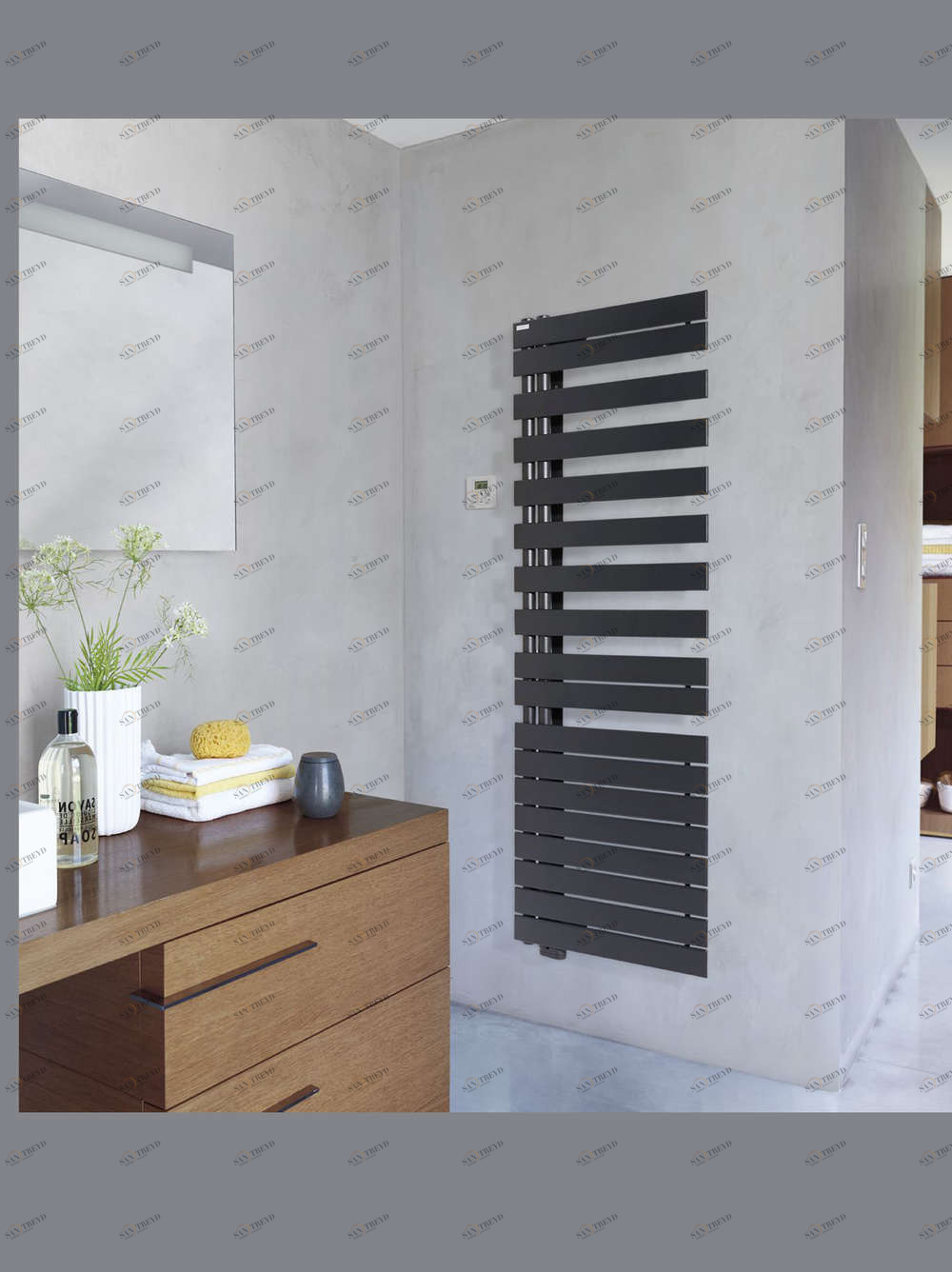 Электрический радиатор TFLT100-055/GF Fassane Spa Twist Gauche Acova 1699 