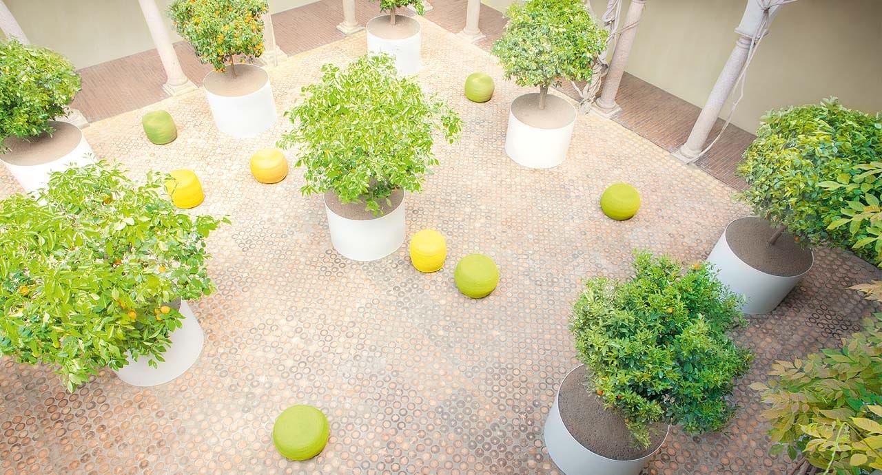 Круглая веревка сад пуфик Paola Lenti восемь ARCH-00088148 - Вид №6