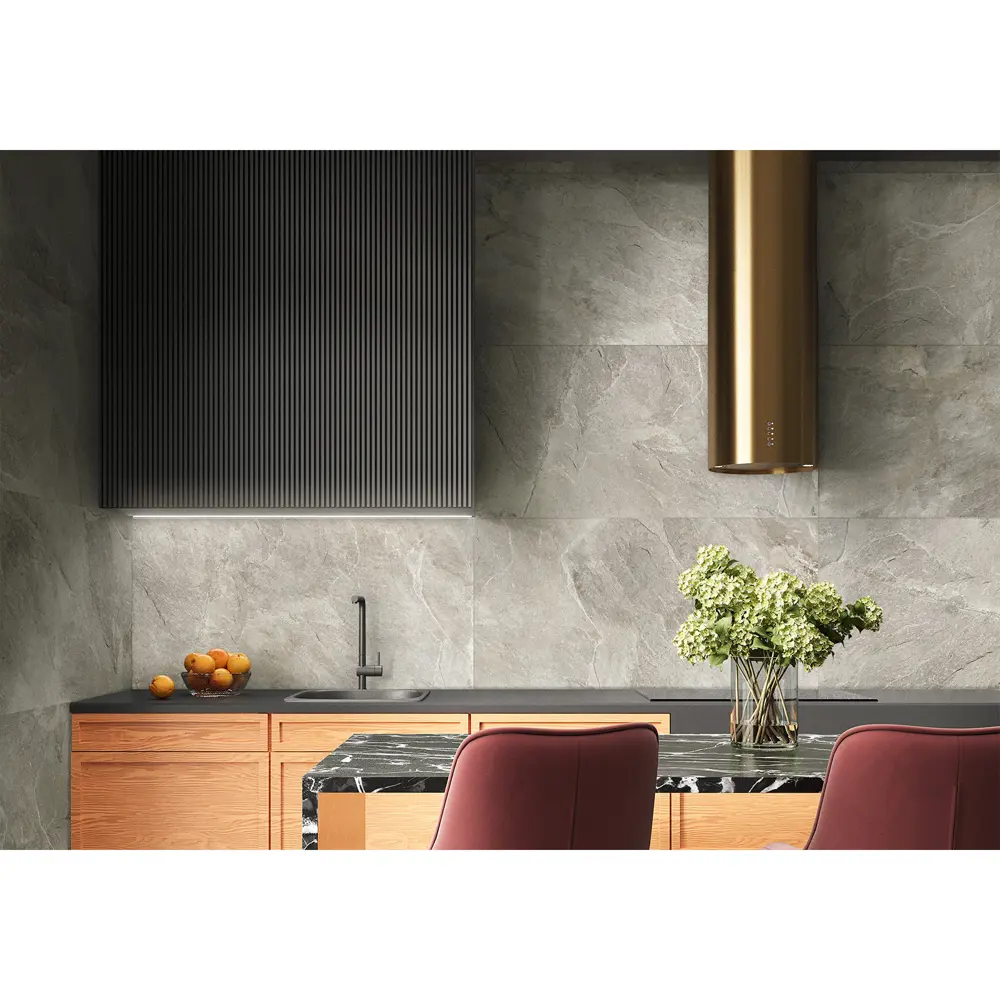 Глазурованный керамогранит Alma Ceramica Mitica 04 60x120 см 1.44 м² лаппатированный цвет бежевый 89458838 STLM-2189622