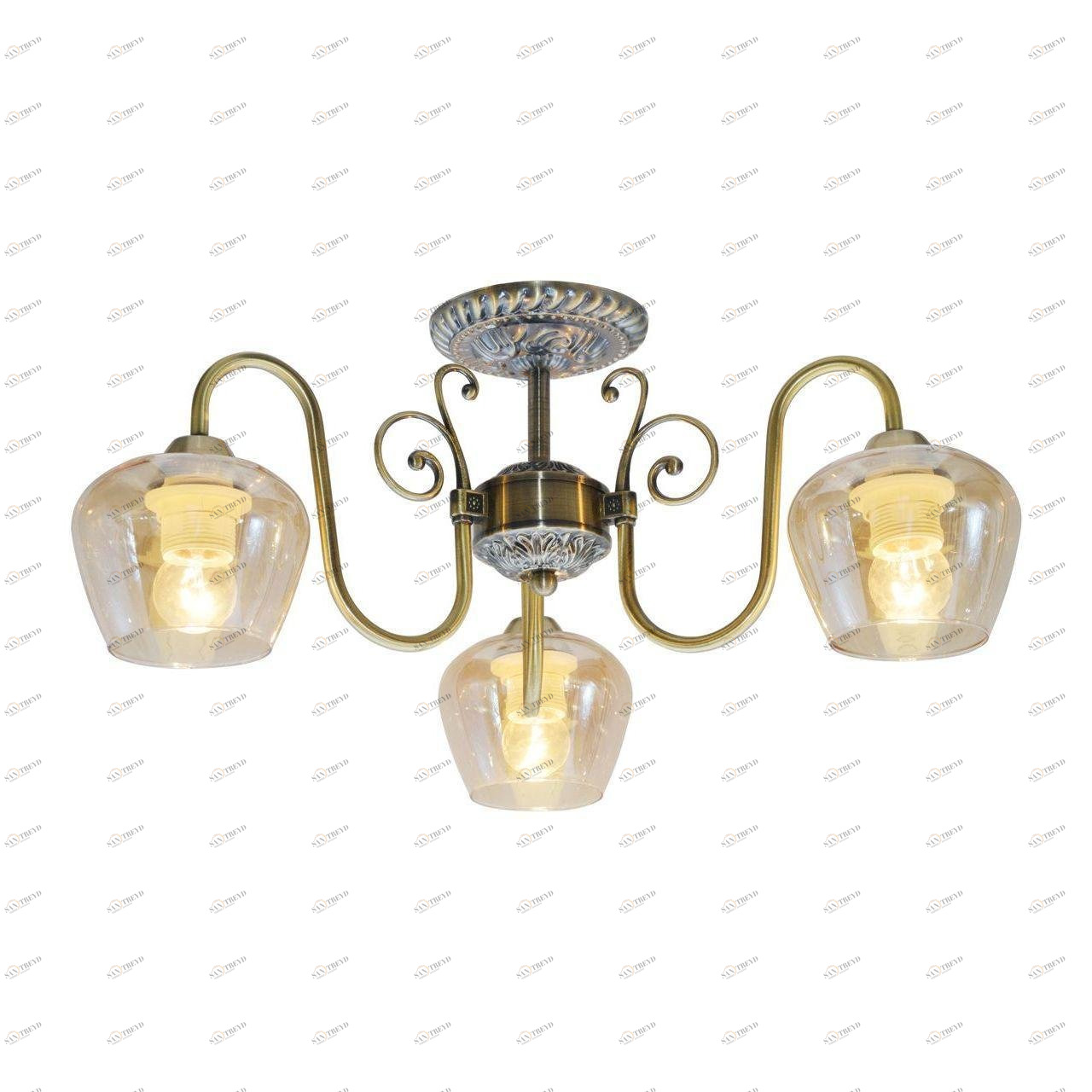 Потолочная люстра Toplight Sybilla TL1157-3D TOPLIGHT SYBILLA 184567 Бронза 