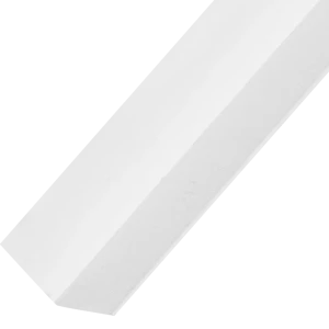 Уголок ПВХ 10x10x1x2000 мм, цвет белый 10894781 STLM-2023474