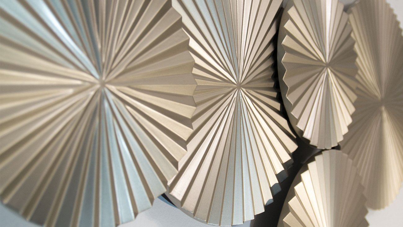 Настенное панно из дерева inflow gold 130см.*85см. EVENHOME ДИЗАЙНЕРСКИЕ 129708 Шампань  - Вид №4