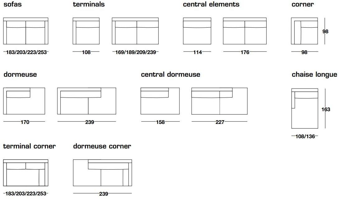 Frigerio Salotti Модульный диван с тканевой обивкой James sun-id-1407111 - Вид №3