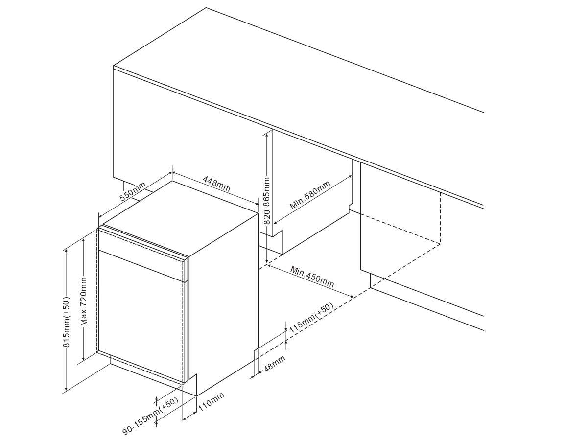 9017558 Встраиваемая посудомоечная машина Kuppersberg GLM 4537 STDN-0073826 - Вид №22