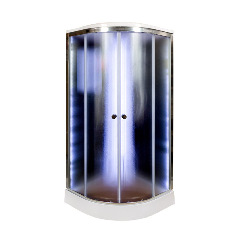 D08S Душевая кабина DETO Серия D B01S LED BLACK - Вид №27