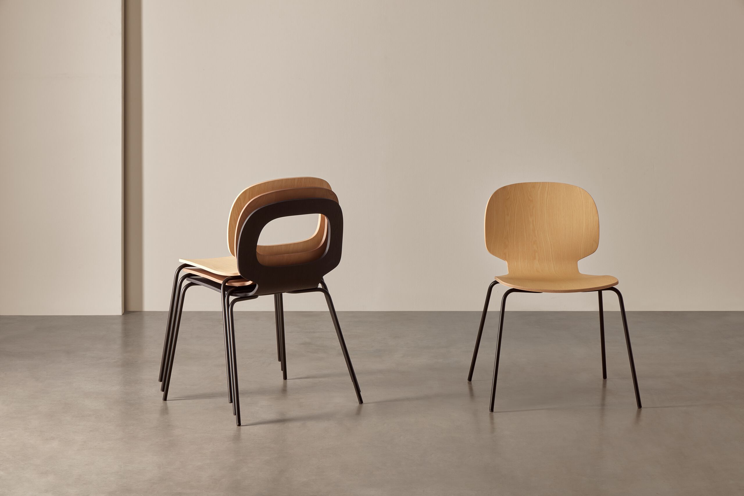 Штабелируемый стул из ясеня Blasco&Vila Halo ARCH-00109933 - Вид №12