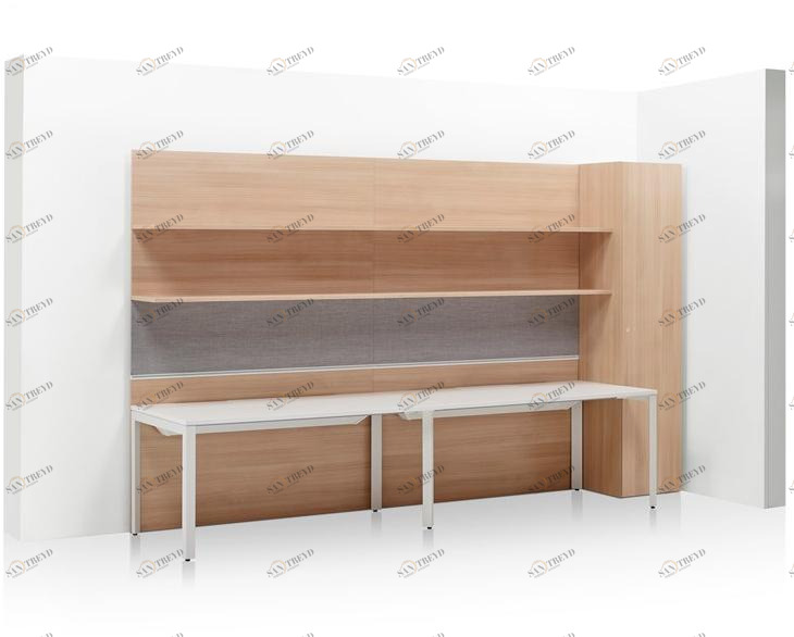 Herman Miller Офисный шкаф из дерева sun-id-1355483