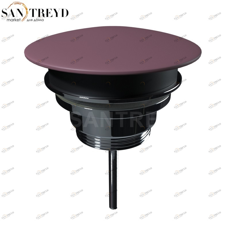 923375 Донный клапан клик-клак всегда открытый с накладкой из керамики 1”1/4 Kerasan 