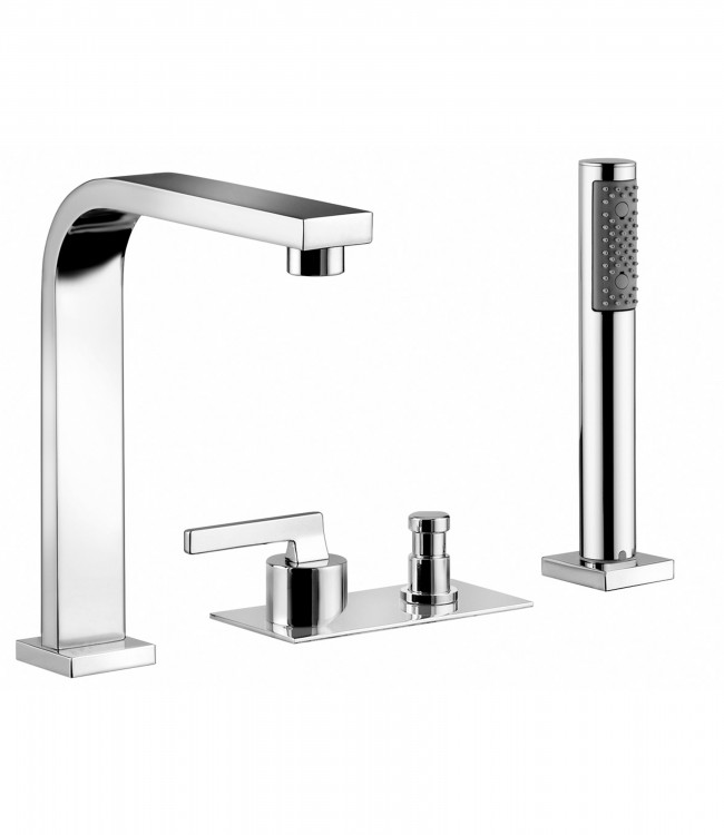 46531 / D Смеситель для ванны и душа для палубной установки с душевым комплектом. Bongio Myamix 46531/D