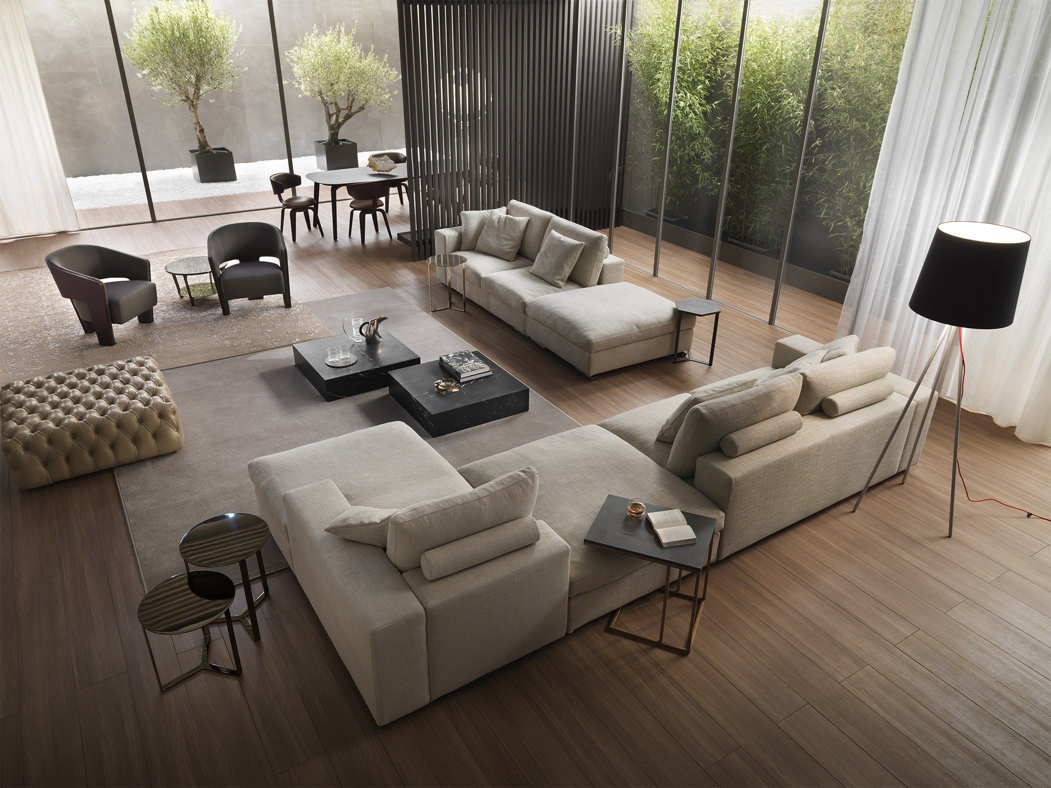 Тканевый диван с полуостровом Marelli Джек ARCH-00055056 - Вид №12