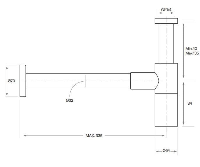 Сифон из нержавеющей стали для умывальника COCOON Maison ARCH-00136516 - Вид №2