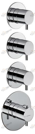 newform Термостатический смеситель для душа Termostatici multiutenza 3 uscite 67600e