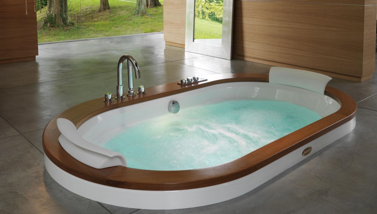 Ванна с гидромассажем встроенная Opalia Wood 9F43-537 Jacuzzi 9F43537 - Вид №1
