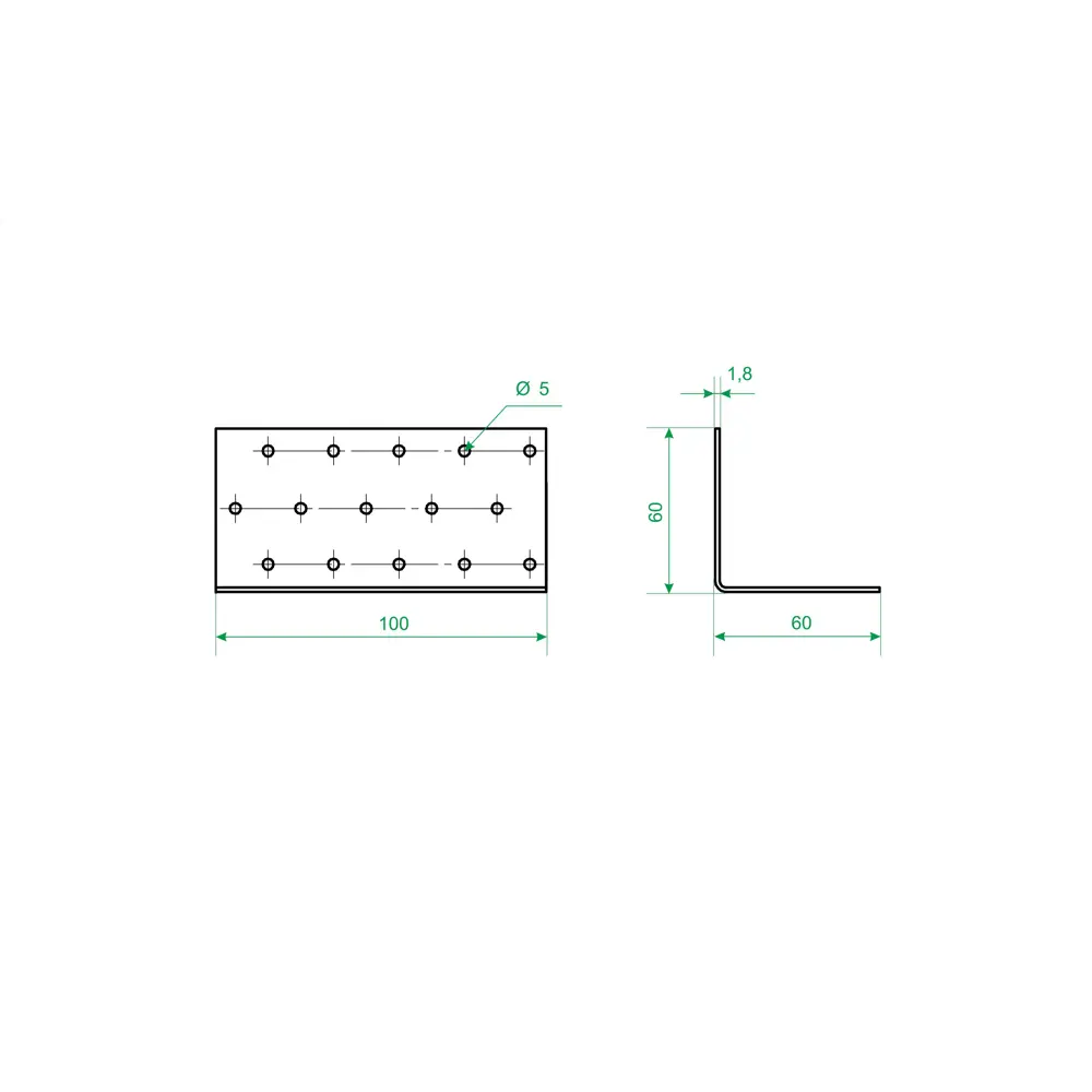 Крепежный уголок Santreyd 60×60×100 мм для надежных соединений 18750678 STLM-0012488 - Вид №3