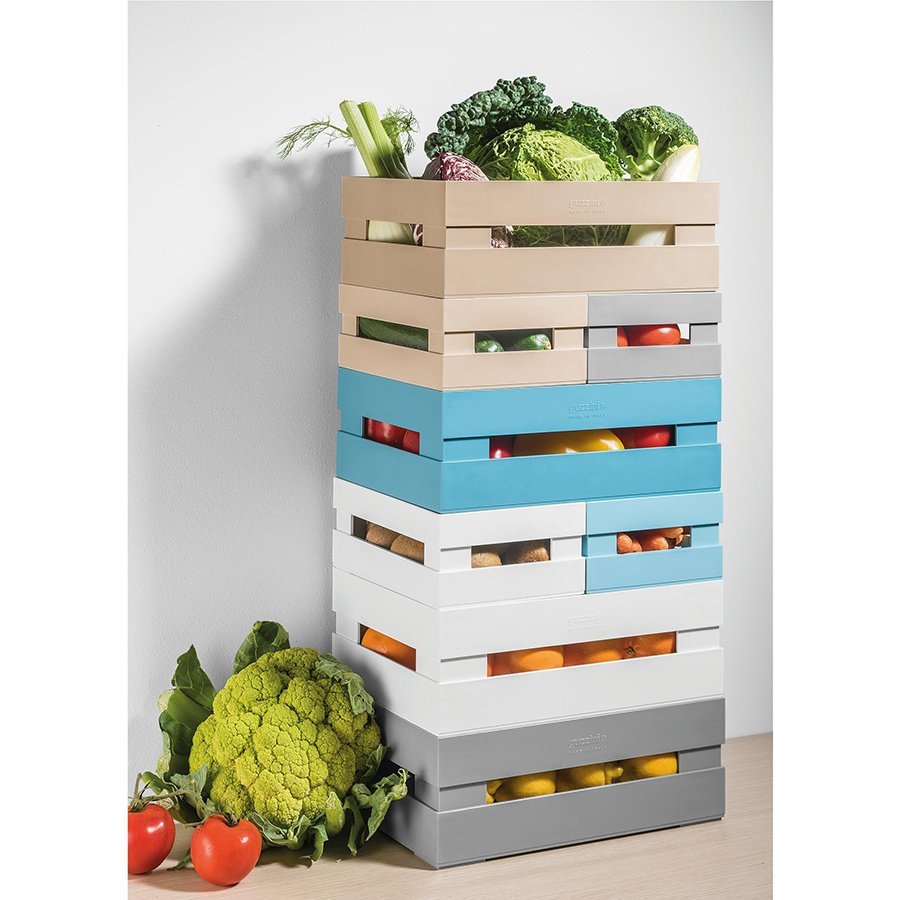 Ящик для хранения пластиковый 22 см белый Tidy&Store GUZZINI  00-3871100 Белый  - Вид №4