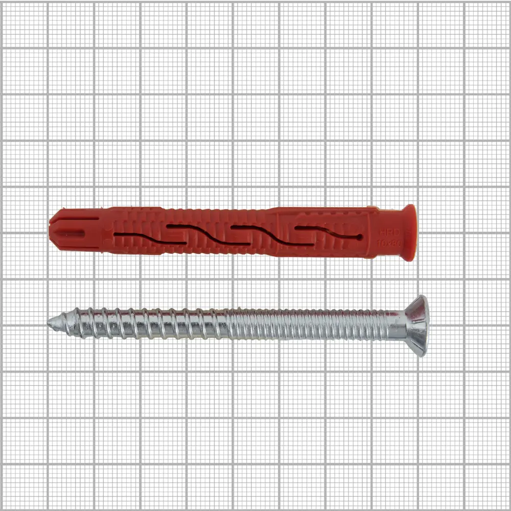 Дюбель фасадный Hilti HRD-С 10x80 мм нейлон/оцинкованная сталь цвет красный 4 шт STLM-2091433 - Вид №3