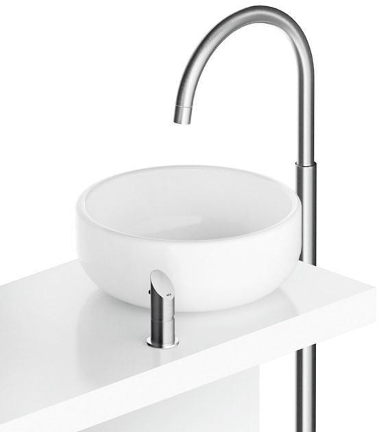 MGS Смеситель для раковины напольный однорычажный из нержавеющей стали Contemporary sun-id-1438400 - Вид №2