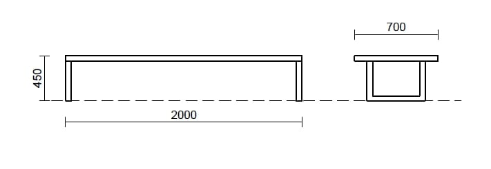 Скамейка из фанеры Studio Città Avant ARCH-00025841