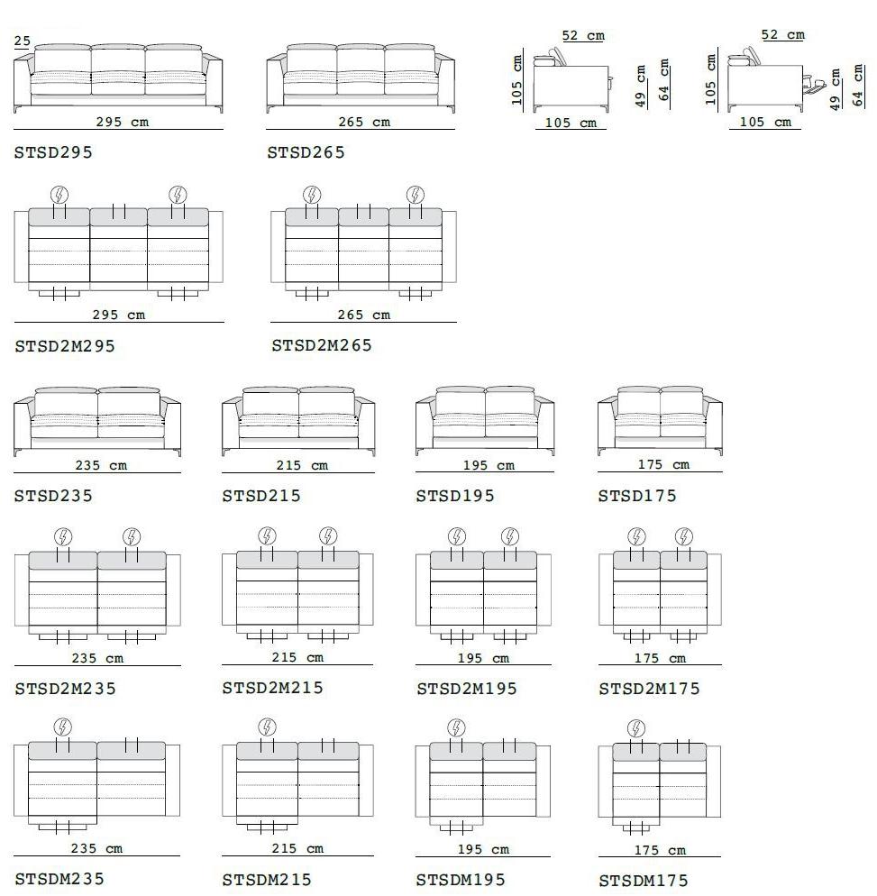 Flexstyle Расслабляющий угловой диван из ткани для 4 человек sun-id-1488433 - Вид №11
