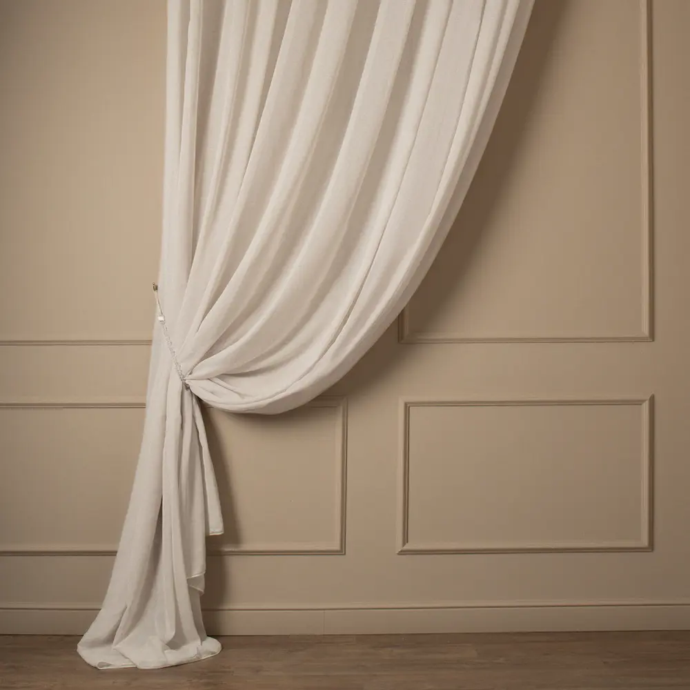 Тюль 1 п/м лен Linen 340 см 100 г/м² цвет натуральный 89462526 STLM-2042697 TEX REPUBLIC 
