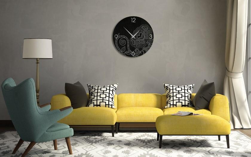 LIGNIS® Настенные часы из дерева с лепниной Dolcevita marrakech 10.049 / 10.127 - Вид №2