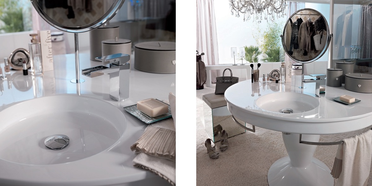 Комплект мебели YVAN цвет жемчужно белый Ypsilon VANITY FVBL - Вид №8