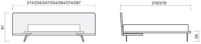 Chaarme Letti Кровать из экокожи sun-id-1408772 - Вид №4