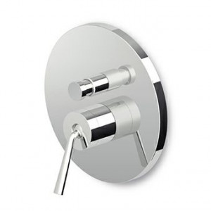 ZP2096 - R97800 Встраиваемый однорычажный смеситель для ванны и душа с переключателем, для универсального встраиваемого корпуса Zetasystem R97800. Zucchetti Isy