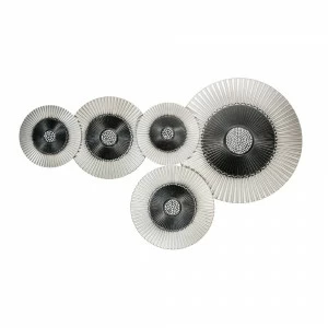 Панно декоративное настенное из дерева со стразами Swarovski 130х85 см черный с серебром Dimension-2 EVENHOME  00-3878824 Серебро;черный