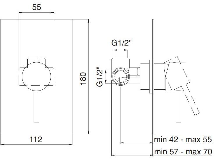 Rubinetterie Treemme X-change_mono  5808  - Вид №2