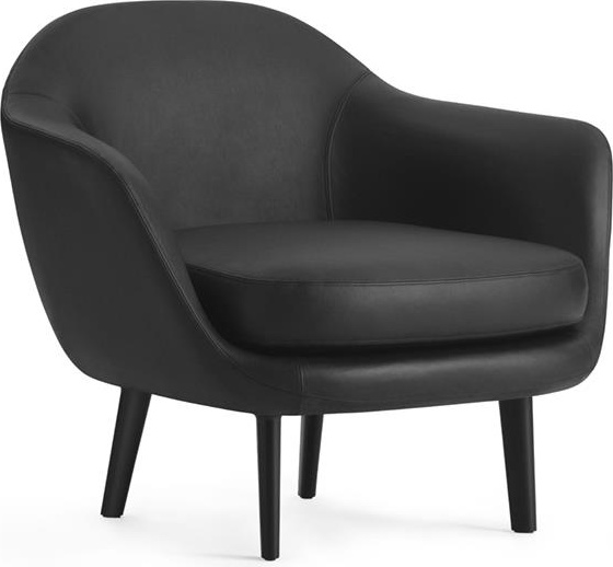 603499 Sum Кресло Black Ultra Leather Normann Copenhagen 