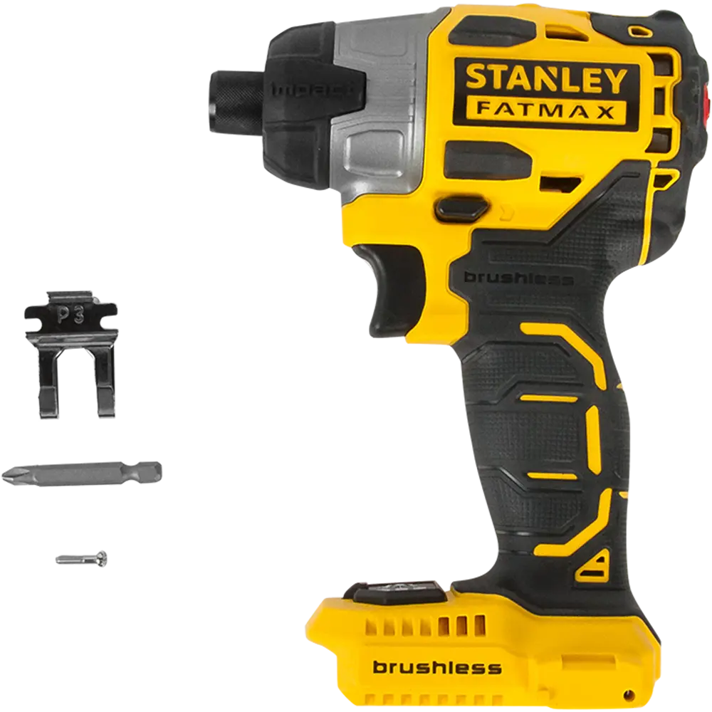 Дрель-шуруповерт бесщеточная аккумуляторная ударная Stanley Fatmax FMC647B-XJ, 18 В, без АКБ STLM-2015290 - Вид №4