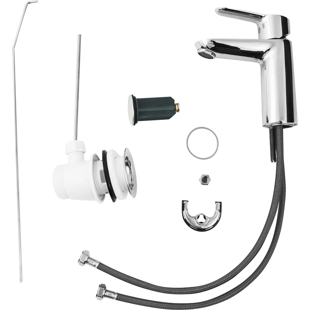 Смеситель для раковины Grohe Startclova S однорычажный цвет хром 82312201 STLM-2184612 - Вид №3