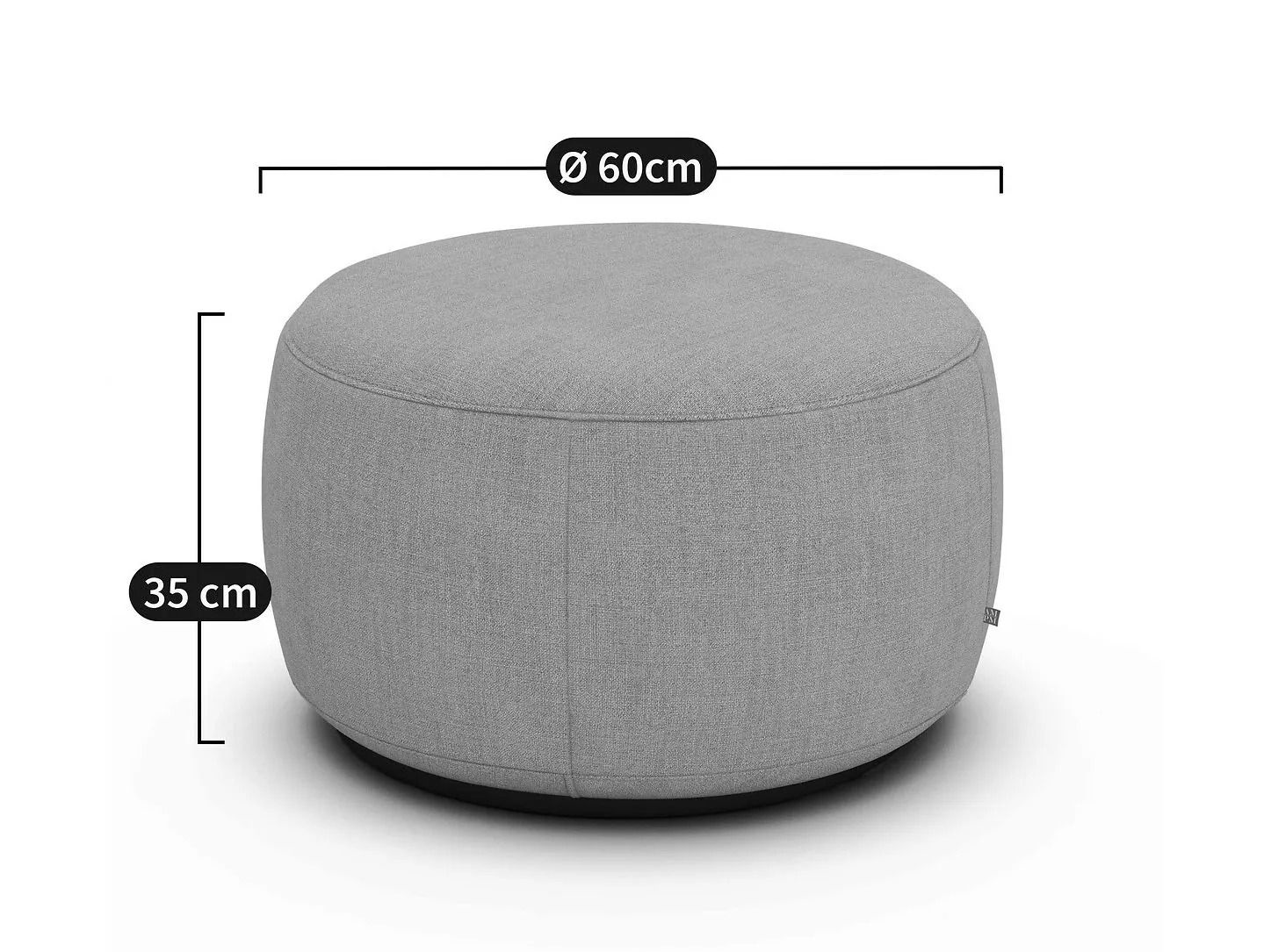 Тканевая мягкая подставка для ног AMPM Rosebury ARCH-00080566 - Вид №10