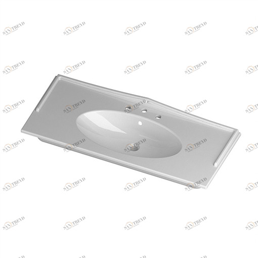 QV12151301 Накладная раковина под столешницу  овальная Disegno Ceramica 