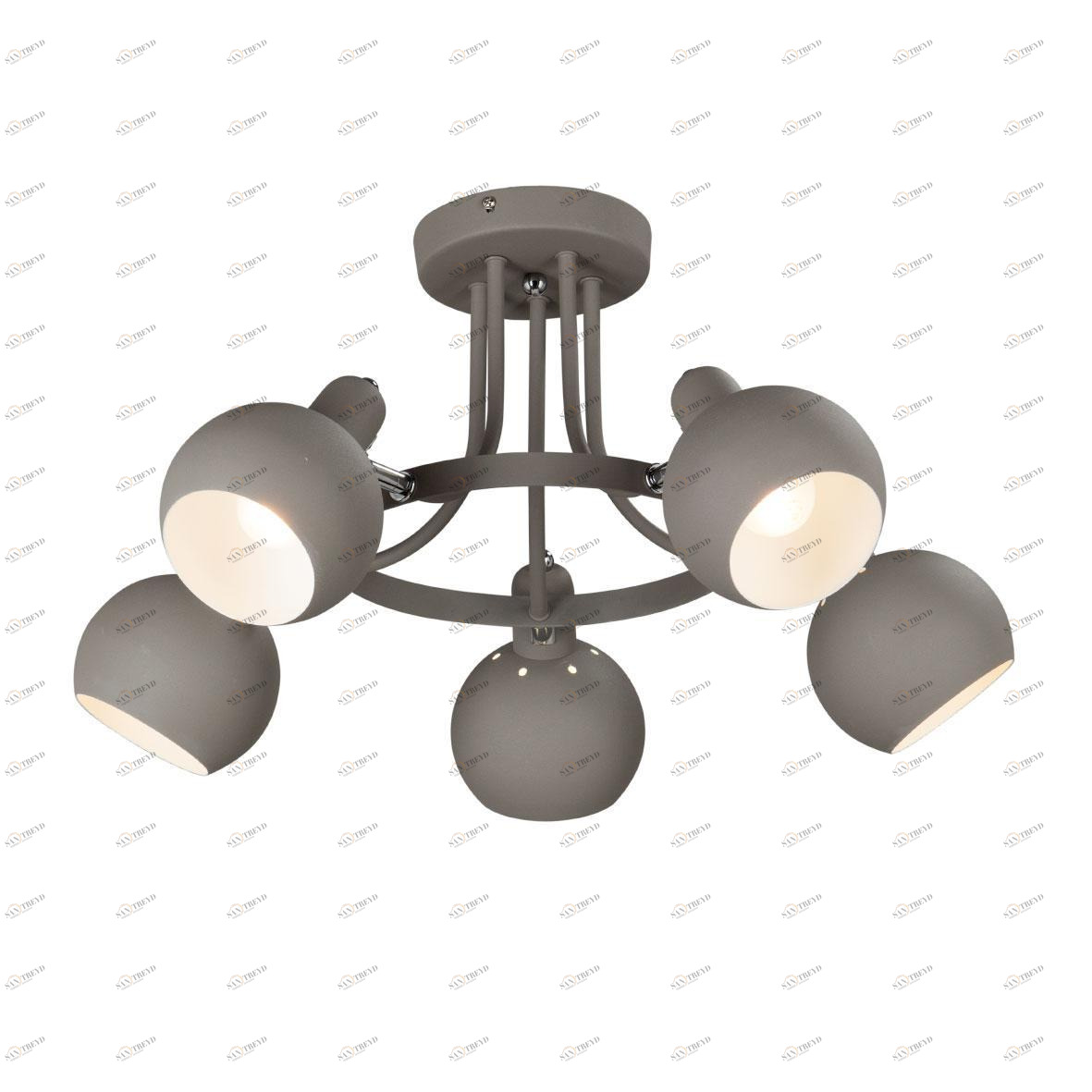 Потолочная люстра Vitaluce V5188/5 VITALUCE ДИЗАЙНЕРСКИЕ 194258 Серый 